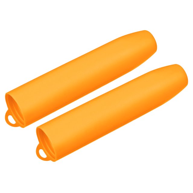 Pelador de Ajo de Silicona Unique Bargains 2uds Tubo Naranja