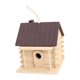 thumbnail image 5 of Casa para pájaros para el jardín, refugio para pájaros como regalo, para armar, colgante para el Marrón, 5 of 8