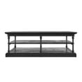 thumbnail image 3 of Weston Home Cabana Transitional Wood and Metal Rectangle Coffee Table, Black, 3 of 6
