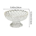 thumbnail image 4 of Msgweeeg Fruit Basket for Kitchen Counter Fruit Bowls Fruit Plates Home Living Room Coffee Table High Value Thickened Tall Fruit Plates Draining Basket Candy, 4 of 7