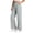 Grey, variant on YAYUBA Girls Wide Leg Uniform Pants -Lightweight Dress Pants for Kids, Comfortable School Uniform Trousers,Size 5-14 Years, Navy