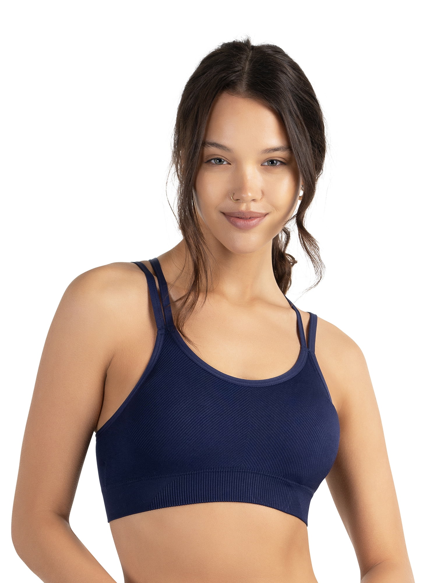 Ryka Women's Strappy Keyhole Sports Bra, 2-Pack, Sizes S-XL