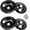4, variant on Black Stove Drip Pans Set of 4 Fit for Ken-more, Fri-gidaire Stove, Porcelain Drip Pans Replace 5304430149, 5304430150, 318067041, 318067051 by - Include 2 6-In and 2 8-In Burner Drip Pan
