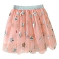 thumbnail image 2 of WOYY Little Girls Sequin Embroidery Tutu Skirt Kids Mesh Party Ballet Skirt, Sizes 5-6, 2 of 7