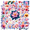 5A, variant on Aesthetic Flower Stickers, Waterproof Flower Sticker for Water Bottle Laptop Phone Cases Planner Skateboard Luggage Helmet Party Favor Decor, Ideal for Adults Teens Teacher Rewards