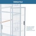 thumbnail image 4 of Extra Large Bird Cage,Metal Pet Cage with Detachable Stand for Many Bird Species, 4 of 9