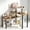 Rustic Brown, variant on 3-Tier Rotatable Countertop Corner Shelf, Engineered Wood Tiered Storage Organizer with Metal Legs