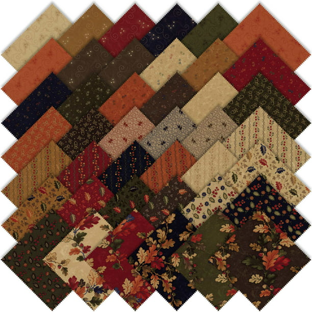 Moda Oak Haven Charm Pack by Kansas Troubles Quilters, 42 5