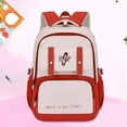 thumbnail image 2 of GPOECD Large Capacity Versatile Campus Backpack for Female College Junior High and High School Students School Backpack Red,One Size, 2 of 4