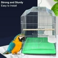 thumbnail image 4 of 4 piezas de repuesto para jaula de loro, comederos blancos para pájaros, vasos de plástico universales con alas, suministros para mascotas para pájaros pequeños., 4 of 5
