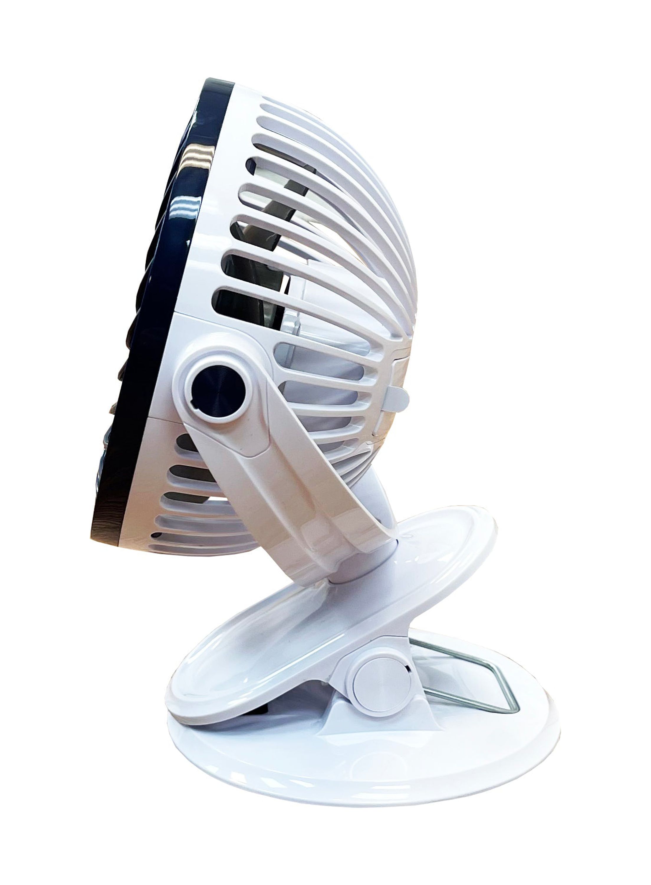 JEF World of Golf Portable Mini Battery Golf Cart Table Fan with Clip
