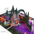 thumbnail image 3 of Halloween Birthday Greeting Card House Cut Up Design Envelope Included, 3 of 8