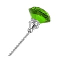 thumbnail image 3 of Unique Bargains Ceiling Fan Pull Chain Decorative Crystal Chain Extension Diamond Pendant Green, 3 of 6