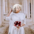 thumbnail image 4 of Miangastore 1Pc Bridal Design Decor Flower Veil Wedding Dress Accessory Hair Decor for Bride, 4 of 8