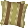 Landry Stripe Malt Square Pillow, 2 pack
