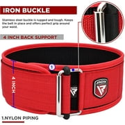 RDX Weight Lifting Belt - AUTO LOCK 4” Premium Adjustable Gym Belt for Olympic Cross Training - Support for Men Women Functional Fitness Workout - WOD Powerlifting Bodybuilding Weightlifting Deadlift