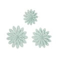 thumbnail image 5 of DecMode Green Metal Floral Wall Decor (3 Count), 5 of 8