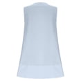 thumbnail image 7 of Women's Babydoll Tank Mini Dress Sleeveless Pleated Bubble Dress with Pockets Summer Party Aline Dresses Light Blue, S, 7 of 7