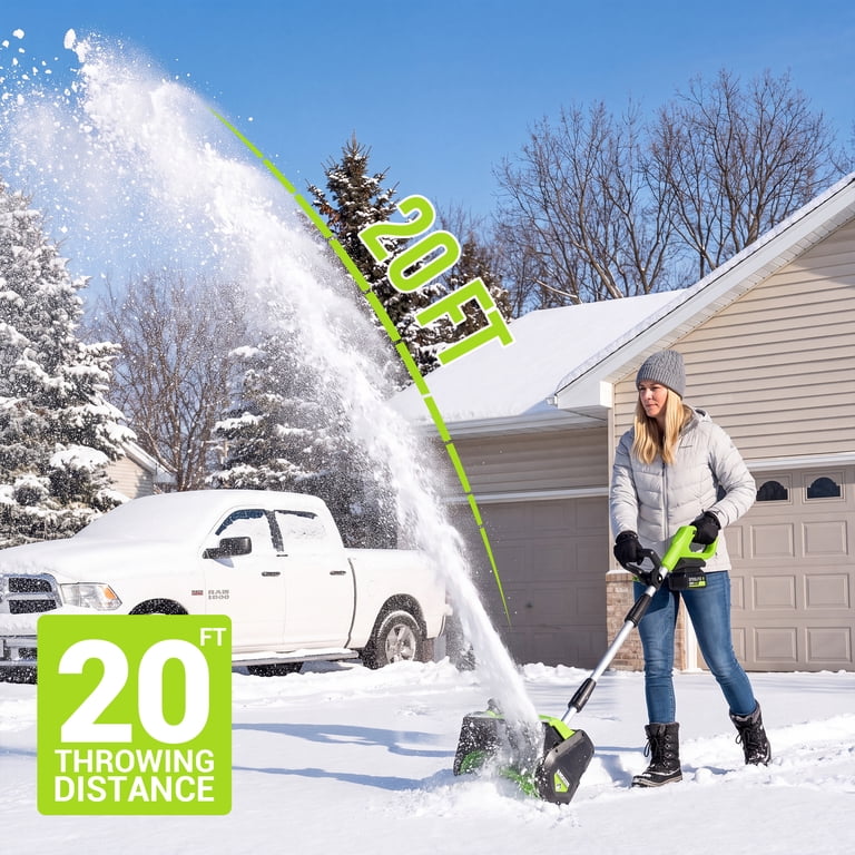 Cordless Electric Snow Shovel, 21V 13-Inch Clearing photo 3