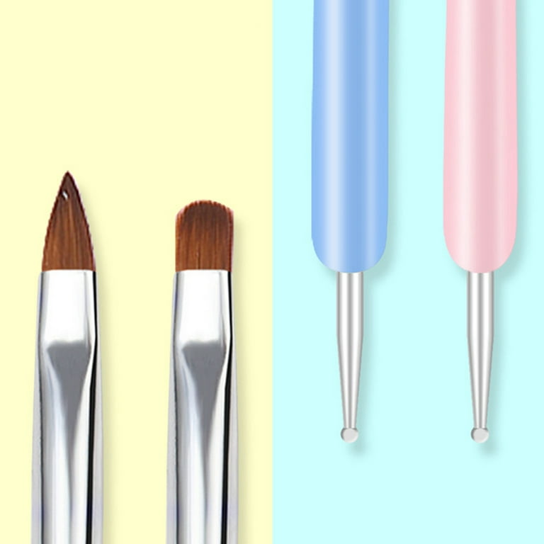 Uv Gel Nail Brush, Poly Extension Gel Brush, Nail Art Tips Builder Brush  Nail Painting Brush Pen Set – ROSALIND