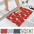 thumbnail image 2 of Lilixerw Christmas Bathroom Rugs Christmas Decorations Bathroom Super Soft Bath Mat,Microfiber Bathroom Carpet,Non-Slip Bathroom Mat Washable Bath Rug,2024 New Christmas Decoration, 2 of 6