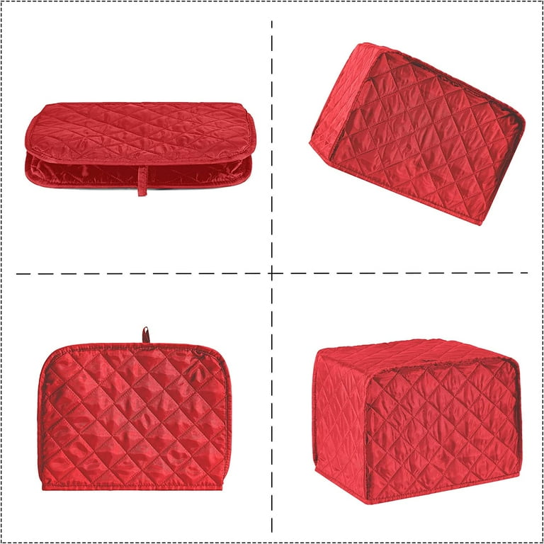 Toaster Cover 2 Slice,Quilted Toaster Covers Bread Maker Cover,Kitchen  Small Appliance Covers,Microwave Toaster Oven Cover for Most Standard 2  Slice