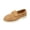 Ginger, variant on Willtoo Women’s Twist Strap Faux Suede Slip On Loafers, Closed Toe Soft Light Flat Shoes, Casual Footwear for Office, Shopping & Daily Walking