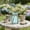 Blue LB, variant on AuroraX Clear Glass Vase for Flowers Elegant Glass Vase Centerpiece Modern Cylinder Tall Minimalist Clear Vase for Home Decor Gold