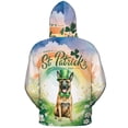 thumbnail image 2 of Happy St. Patrick’s Day Belgian Malinois with Green Hat Shamrocks Rainbow All Over Print 3D Hoodie Unisex Merch Hoodies Sheepdog Dog Lover Gifts - 03007, 2 of 6