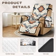 thumbnail image 3 of Yuyamidu Aztec Electric Recliner Chair Covers Retro Recliner Sofa Slipcovers with Pocket Washable Reclining Chair Cover Breathable Furniture Protector Gift for Friends, 3 of 7