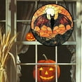 thumbnail image 3 of Stained Glass Window Hanging - Halloween Decorations White Ghost Suncatcher for Garden Spooky Sun Catchers, 3 of 6