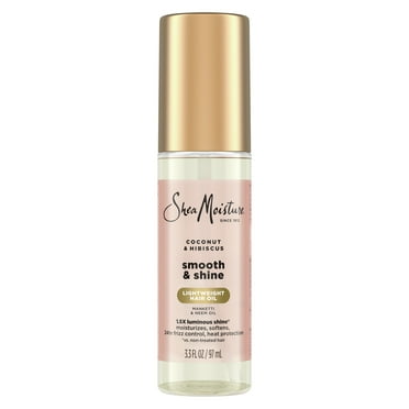 Sheamoisture Smooth & Shine Lightweight Hair Oil Coconut & Hibiscus, 3.3 oz
