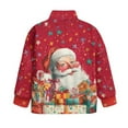 thumbnail image 6 of Xoenoiee Santa Claus Gift Star Print Half Zip Pullover for Girls Teens Christmas Long Sleeve Sweatshirts Quarter Zipper Fall Winter Outfits Clothes 2025，Size 5-6 Years, 6 of 7