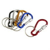 Multicolor Camping Carrying Bags Aluminum Alloy Keychain Carabiner 5pcs