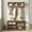 Rustic Brown, variant on Tribesigns Entryway Coat Racks with Shoe Storage Bench, Industrial Hall Tree with 3 Storage Cubbies and 7 Hooks for Entrance, Hallway, 5-in-1 Design, Vintage Grey