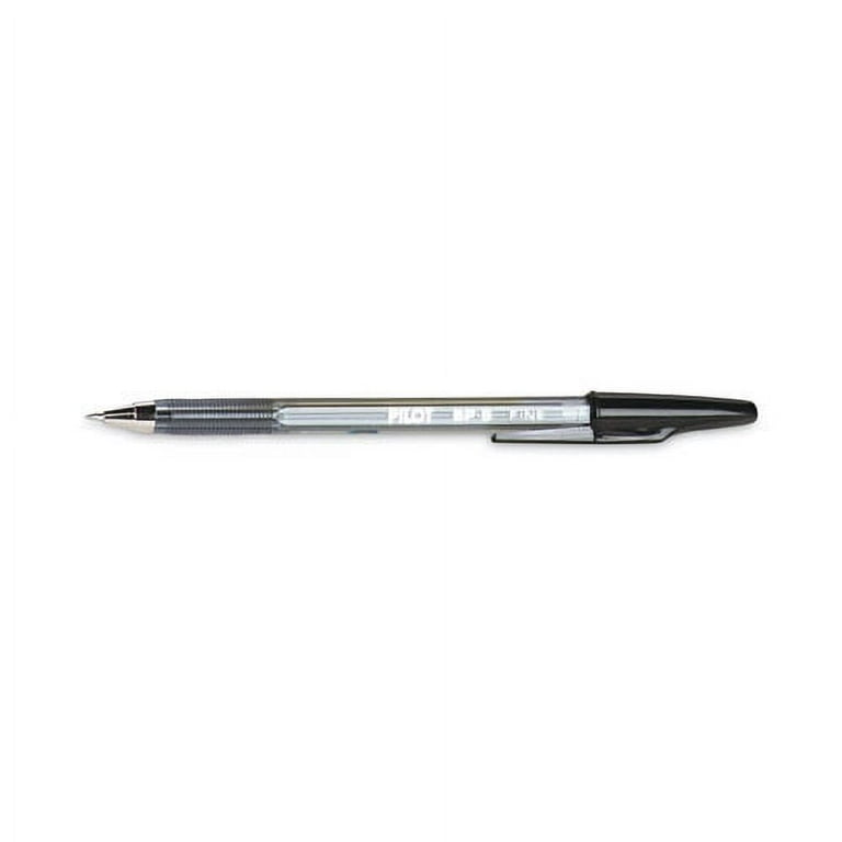 Better Ballpoint Pen, Stick, Fine 0.7 mm, Black Ink, Smoke Barrel, Dozen Better Ballpoint Pen, Stick, Fine 0.7 mm, Black Ink, Smoke Barrel, Dozen