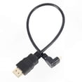 thumbnail image 2 of 90 Degree Micro HDMI to HDMI Adapter - 30cm Male to Male Cable, Supports 4K Resolution, 2 of 5