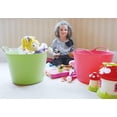 thumbnail image 2 of PetFurnishn  Large Flexible Plastic Tub, Toy Storage, Laundry, Gardening & More, 38 Liter/10 Gallon, Green, 2 of 9