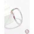 thumbnail image 3 of Cubic Zirconia Decor Silver Wedding Band For Women Bridal Wedding Fine Jewelry, 3 of 4