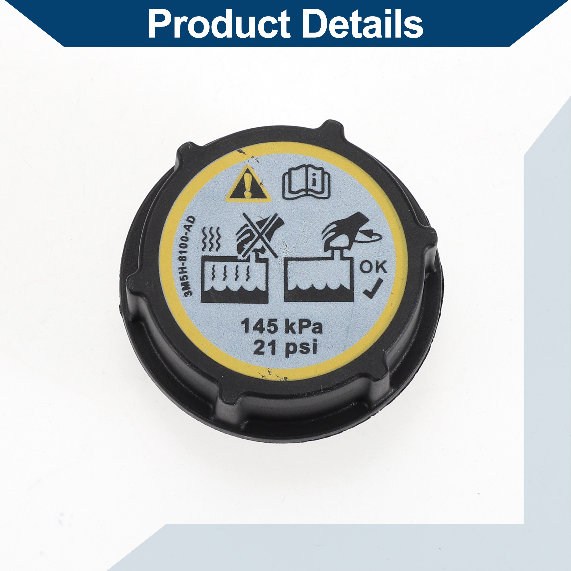 Unique Bargains Coolant Cap for Ford F150 V6 V8