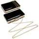 thumbnail image 3 of Bolso de noche Dasein para mujer, piel charol, color negro, 3 of 6