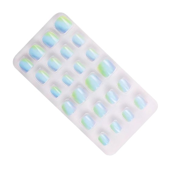 Vogacara 1 Juego de puntas de uñas artificiales dibujos animados uñas postizas cubierta completa PNT-16-07 Type3 NO3 Vogacara CE011465-07