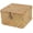 M,7.87"x7.87"x3.94", variant on Wicker Storage Bins with Lid, Wicker Basket Decorative Boxes, Multipurpose Organizer Rattan Display Boxes for Shelf Organizer, Boho Rattan Box for Christmas Home Decoration