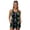 Colorful Pineapple Pattern, variant on Melting Ice Cream with Sprinkles & Waffle Cone Pattern Women's Swimsuit Set for Summer, Women's Tank Top and Shorts Swimsuit Side Pockets Casual