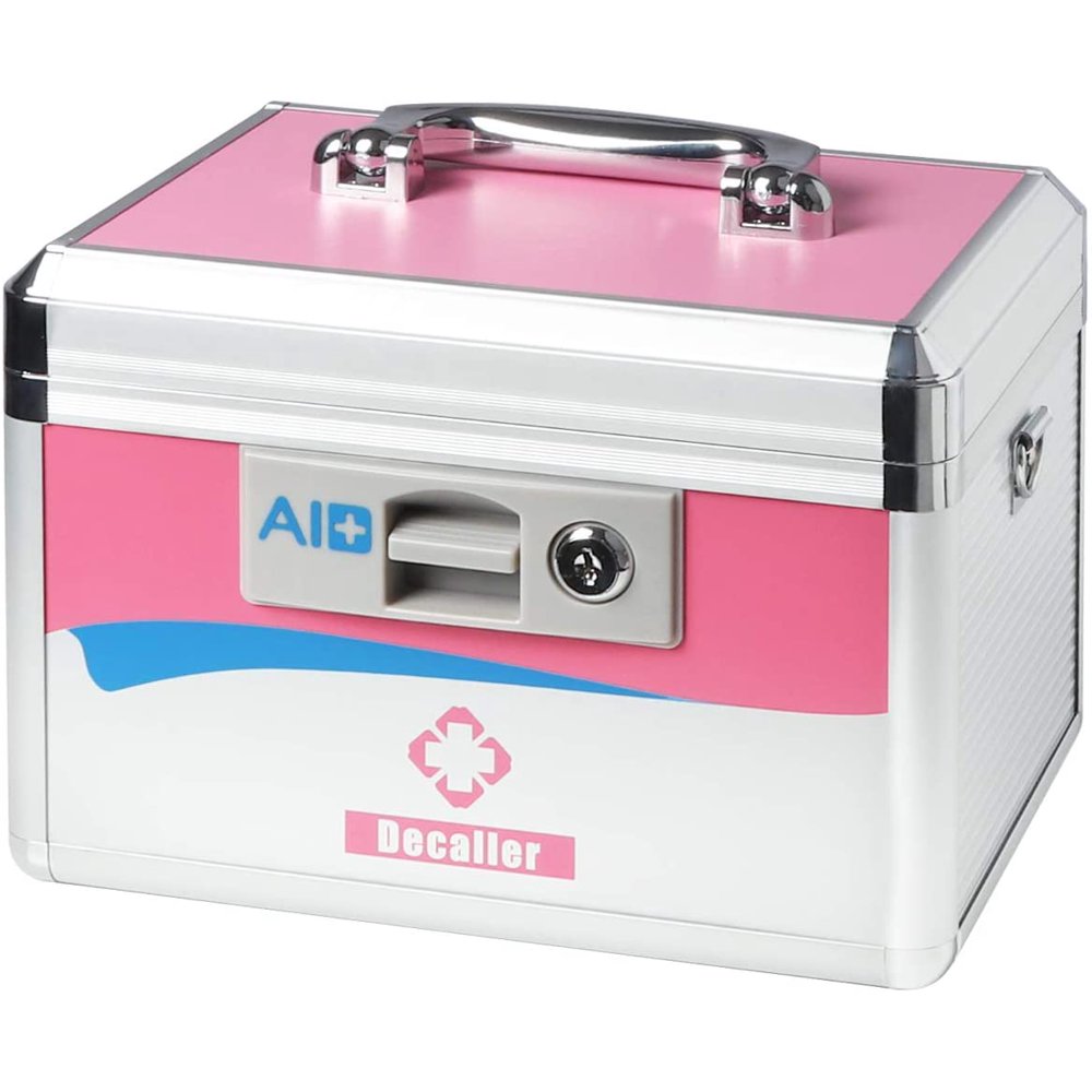 Medical Box With Lock Decaller Medicine Case With Removable Tray medical-box-with-lock-decaller-medicine-case-with-removable-tray