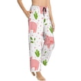 thumbnail image 2 of Daiia Funny Little Pigs Women's Sleep Pant with Pockets and Drawstring,Pajama Pants-Small, 2 of 9