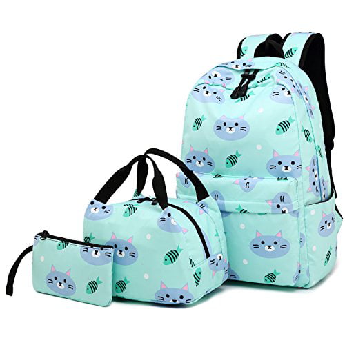 BLUBOON Backpack for School Girls Teens Bookbag Set Water Resistant ...