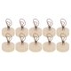 thumbnail image 4 of Clip De Imagen, Portatarjetas De Lugar Base De Madera Adorno De Escritorio Forma De Bombilla Vertical Para Boda Para Decoración Del Hogar Para Oficina, 4 of 8