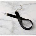 thumbnail image 2 of Gargantilla de cuero negro para mujeres, niñas, niños, hombres - SHOPBOP Joyería de cinta gótica sólida TUNC Sencillez, 2 of 5
