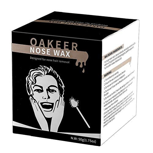 Oakeer Nose Wax Kit Nose Wax Hair Remover for Men and Women at Home